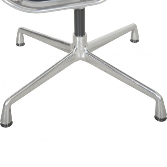 Charles Eames Ea109 stol i sort læder 2007