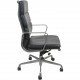 Charles Eames EA219 kontorstol i sort læder 2007