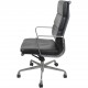 Charles Eames EA219 kontorstol i sort læder 2007
