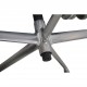 Charles Eames EA219 kontorstol i sort læder 2007
