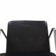 Charles Eames EA219 kontorstol i sort læder 2007