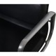 Charles Eames EA219 kontorstol i sort læder 2007