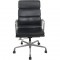 Charles Eames EA219 kontorstol i sort læder 2007