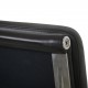 Charles Eames EA219 kontorstol i sort læder 2007