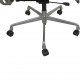 Charles Eames EA219 kontorstol i sort læder 2007