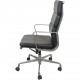Charles Eames EA219 kontorstol i sort læder 2007