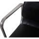 Charles Eames EA219 kontorstol i sort læder 2007
