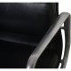 Charles Eames EA219 kontorstol i sort læder 2007
