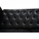 Erik Jørgensen EJ315 3.personers sofa i sort læder 2000'erne