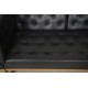 Erik Jørgensen EJ315 2-personers sofa i sort læder 2000'erne