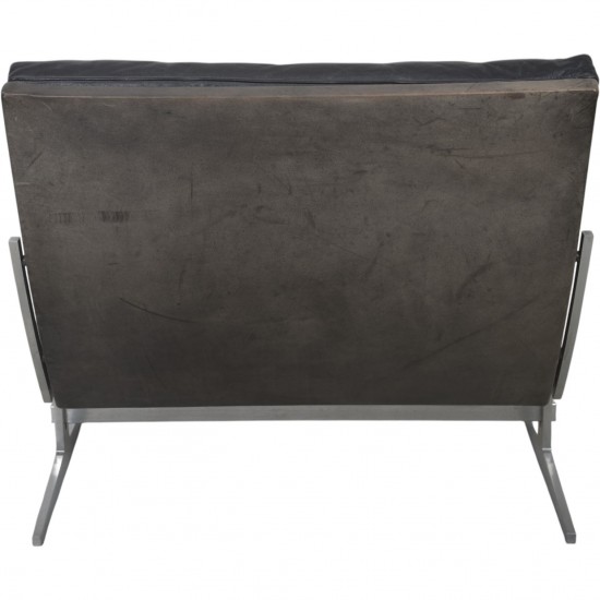 Fabricius & Kastholm BO561 lounge chair in black leather 1980s
