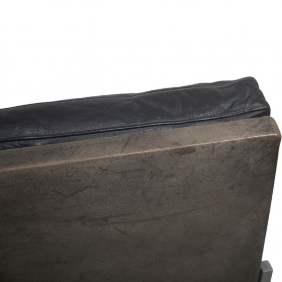 Fabricius & Kastholm BO561 lounge chair in black leather 1980s