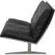 Fabricius & Kastholm BO561 lounge chair in black leather 1980s