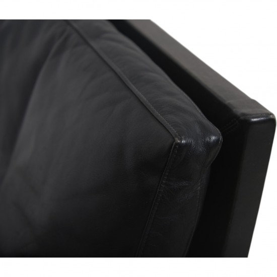 Fabricius & Kastholm BO561 lounge chair in black leather 1980s
