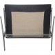 Fabricius & Kastholm BO561 lounge chair in black leather 1980s