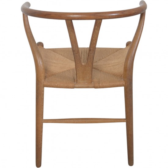Sæt af to Hans Wegner CH24 Y-stole i eg 1970'erne