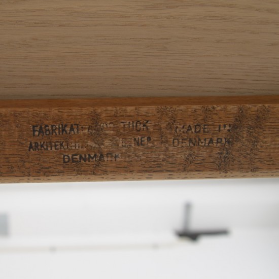 Hans Wegner AT305 skrivebord i eg og teak 1960'erne