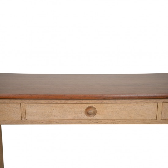 Hans Wegner AT305 skrivebord i eg og teak 1960'erne