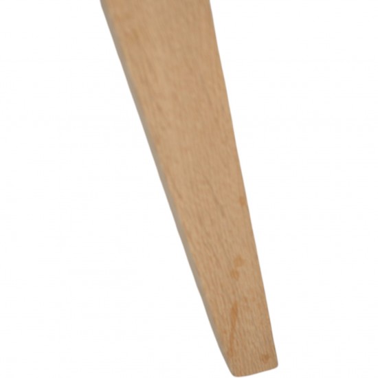 Hans Wegner GE460 Butterfly stol i eg og sort læder 2015