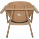 Hans Wegner GE460 Butterfly stol i eg og sort læder 2015