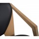Hans Wegner GE460 Butterfly stol i eg og sort læder 2015
