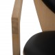 Hans Wegner GE460 Butterfly stol i eg og sort læder 2015