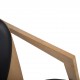 Hans Wegner GE460 Butterfly stol i eg og sort læder 2015