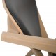 Hans Wegner GE460 Butterfly stol i eg og sort læder 2015