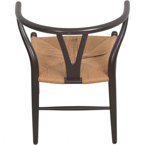 Sæt af 6 brune Hans Wegner Y-stole CH24 stole 1990'erne