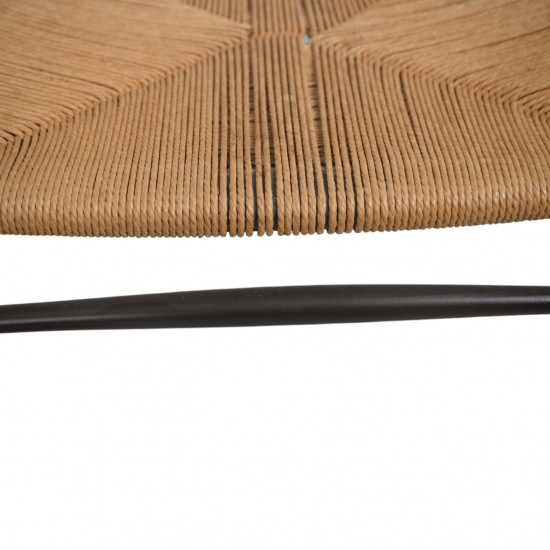 Sæt af 6 brune Hans Wegner Y-stole CH24 stole 1990'erne