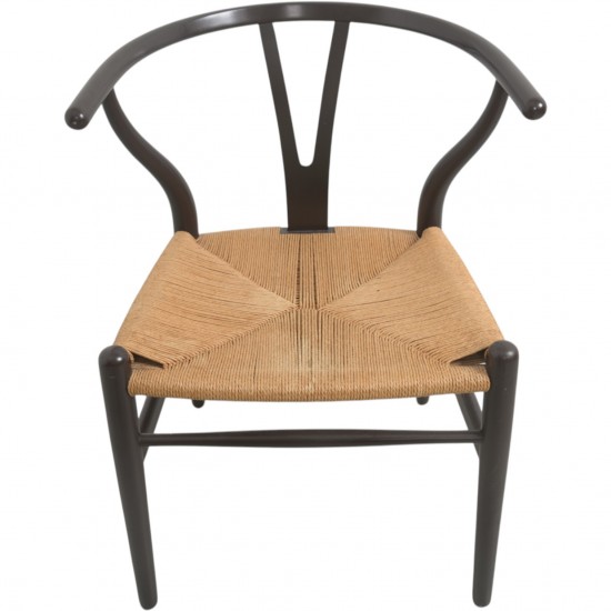 Sæt af 6 brune Hans Wegner Y-stole CH24 stole 1990'erne
