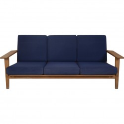 Hans Wegner GE290 3-personers sofa i eg 1990'erne