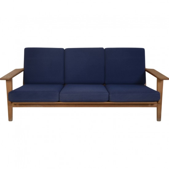 Hans Wegner GE290 3-personers sofa i eg 1990'erne