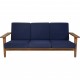 Hans Wegner GE290 3-personers sofa i eg 1990'erne