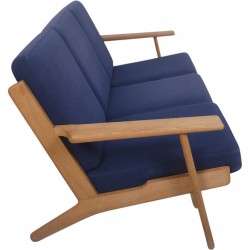 Hans Wegner GE290 3-personers sofa i eg 1990'erne