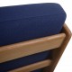 Hans Wegner GE290 3-personers sofa i eg 1990'erne