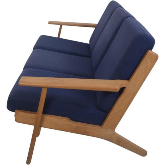 Hans Wegner GE290 3-personers sofa i eg 1990'erne