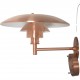 Poul Henningsen PH4½-3 udendørslampe af kobber 2020