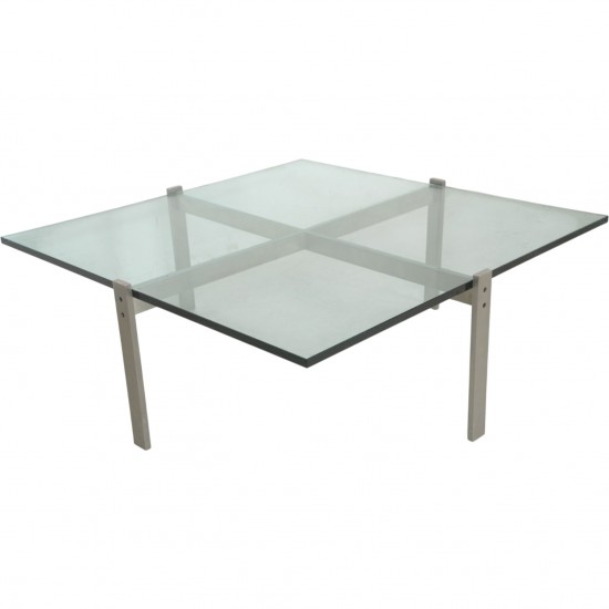 Poul Kjærholm PK65 glas sofabord 2000'erne
