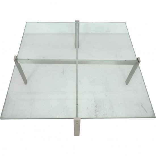 Poul Kjærholm PK65 glas sofabord 2000'erne