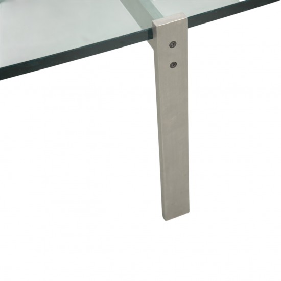 Poul Kjærholm PK65 glas sofabord 2000'erne