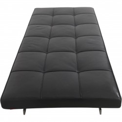 Poul Kjærholm PK80 daybed i sort elegance læder 2008