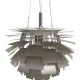Poul Henningsen Stål kogle lampe 48 Cm 2000'erne