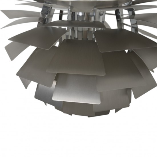 Poul Henningsen Stål kogle lampe 48 Cm 2000'erne