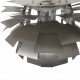 Poul Henningsen Stål kogle lampe 48 Cm 2000'erne