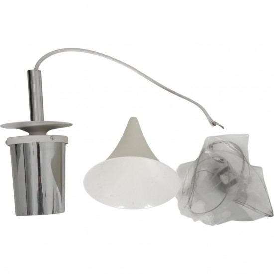 Poul Henningsen Stål kogle lampe 48 Cm 2000'erne