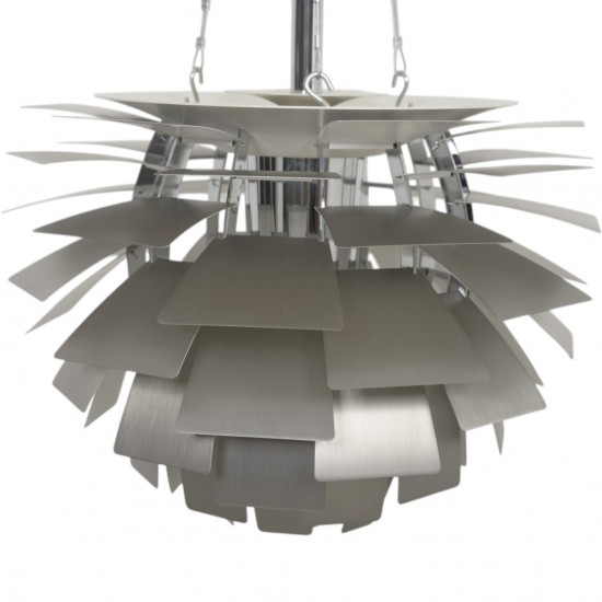 Poul Henningsen Stål kogle lampe 48 Cm 2000'erne