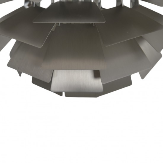 Poul Henningsen Stål kogle lampe 48 Cm 2000'erne