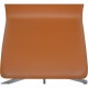Arne Jacobsen Tall oxford office chair reupholstered in cognac nevada leather 2010s