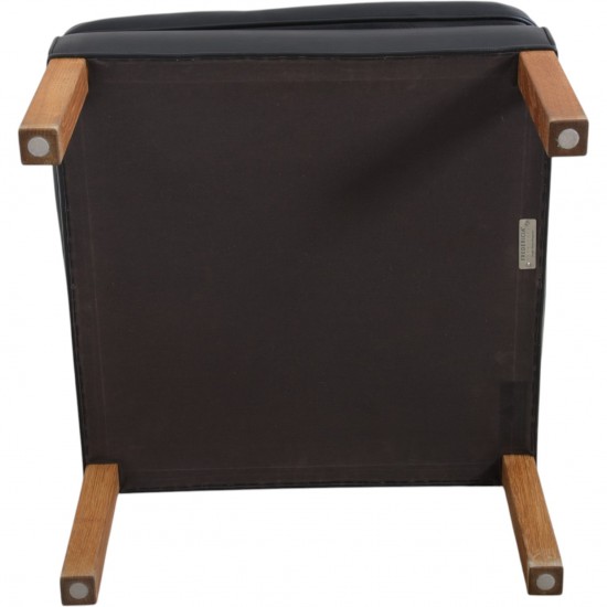 Børge Mogensen 2202 skammel i sort læder 2020